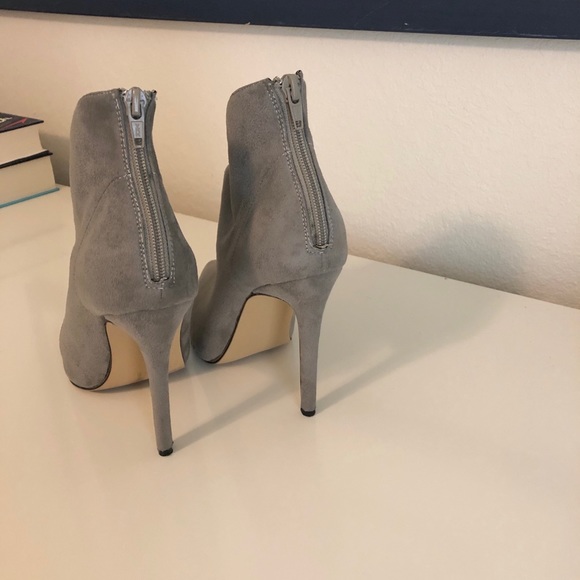 Suede High Heel Bootie - Picture 6 of 7